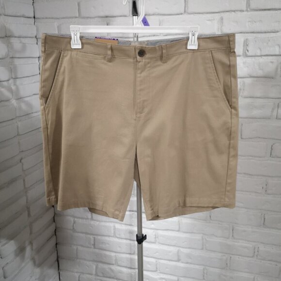 Jachs Other - NWT Jachs New York Men's Size 40 Tan Flat Front Zipper & Button Closure Shorts